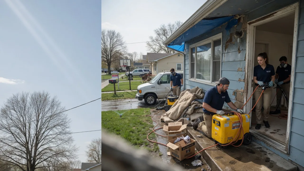 Basement Flood Cleanup in Bellbrook, OH near me